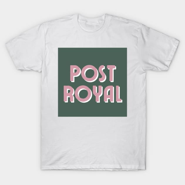 Post Royal T-Shirt by S0CalStudios